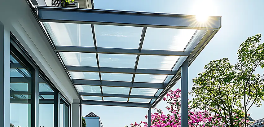 Glass Patio Roof Installation in Poway