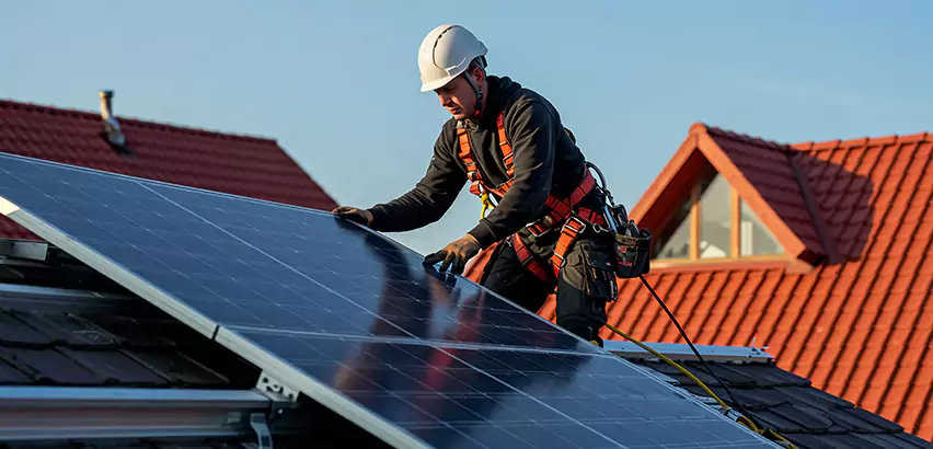 Solar Panels on Steel Roof Installation in Poway