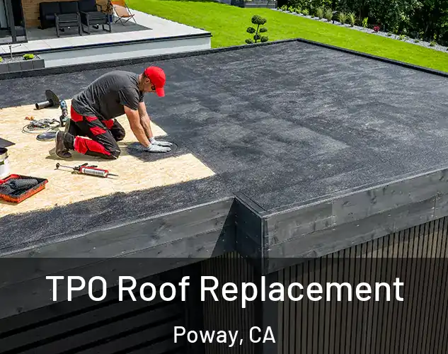  TPO Roof Replacement Poway, CA